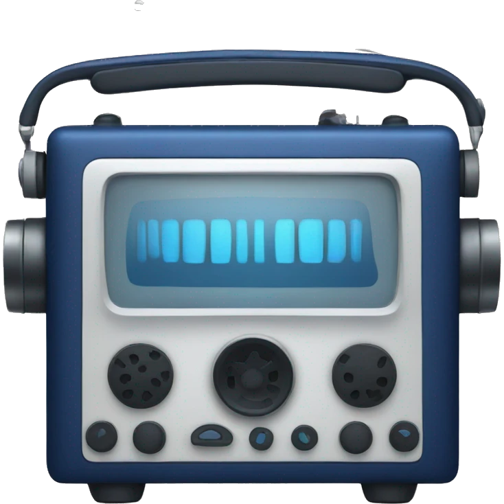 deep blue radio  emoji