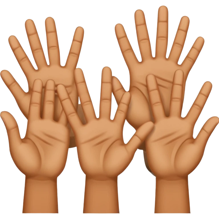 🤷🏻‍♂️ 6 in left hand and 7 in the right hand emoji