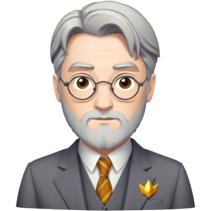 Dumbledore as a butch lesbian emoji
