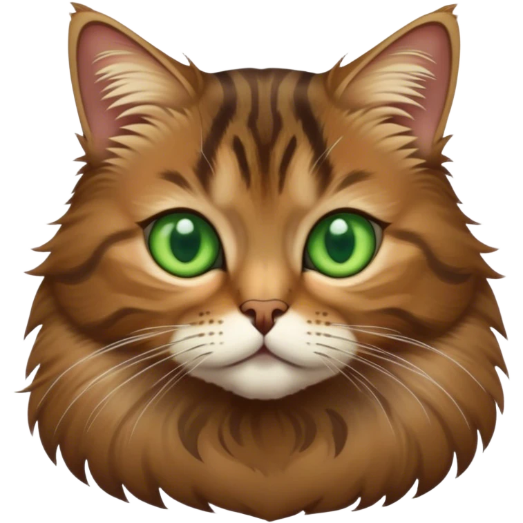 Brown tabby cat emoji