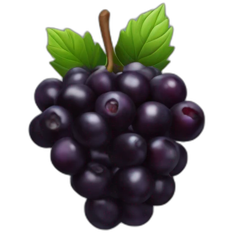 black berry fruit emoji