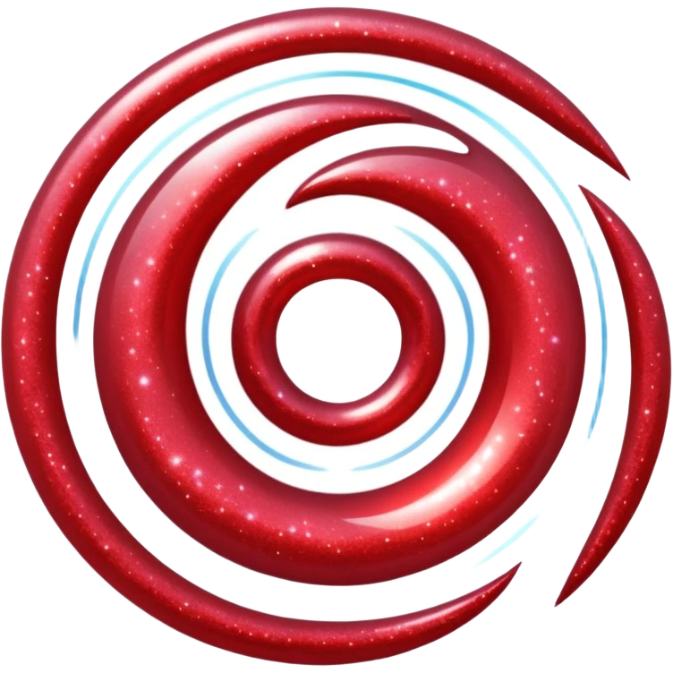 red glitter portal emoji