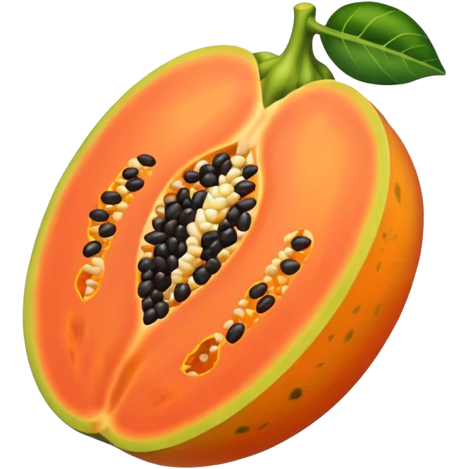 Papaya emoji
