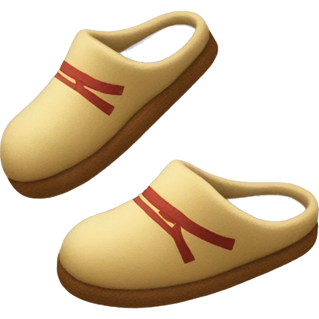 Ugh slippers  emoji