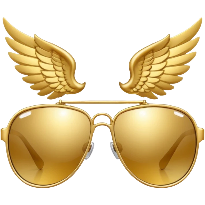fancy sunglasses with wings emoji