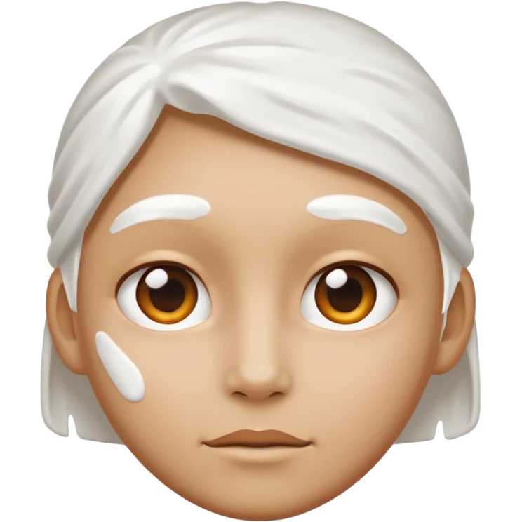 Face with white stuff emoji