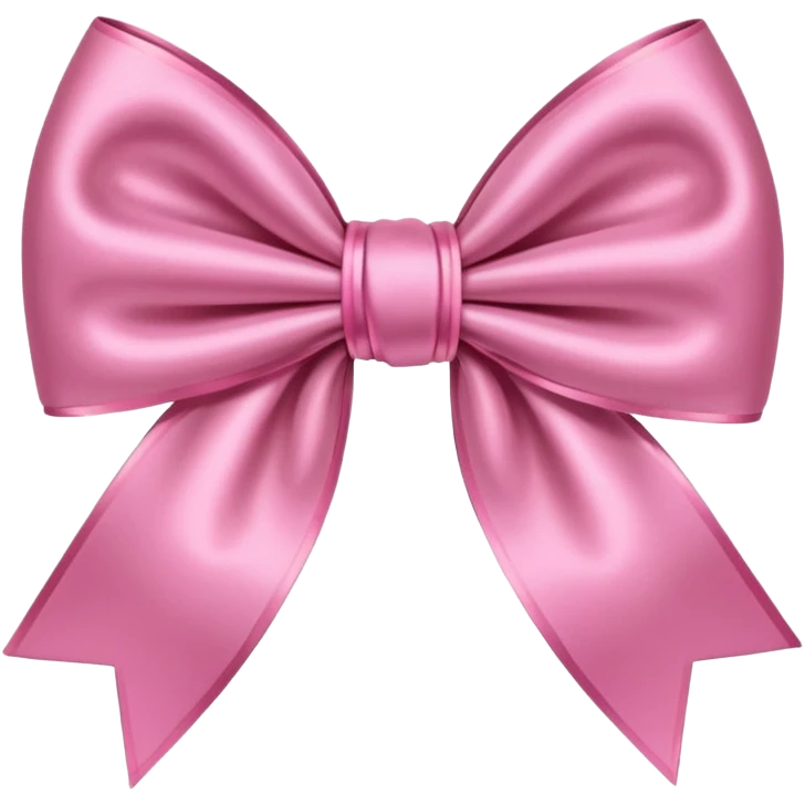 Pink bow emoji