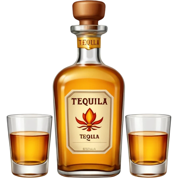 Bottle of Tequila emoji