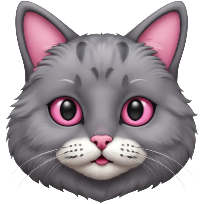cat with black human mustache emoji