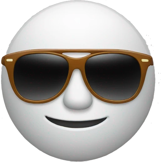 A car with sunglasses  emoji