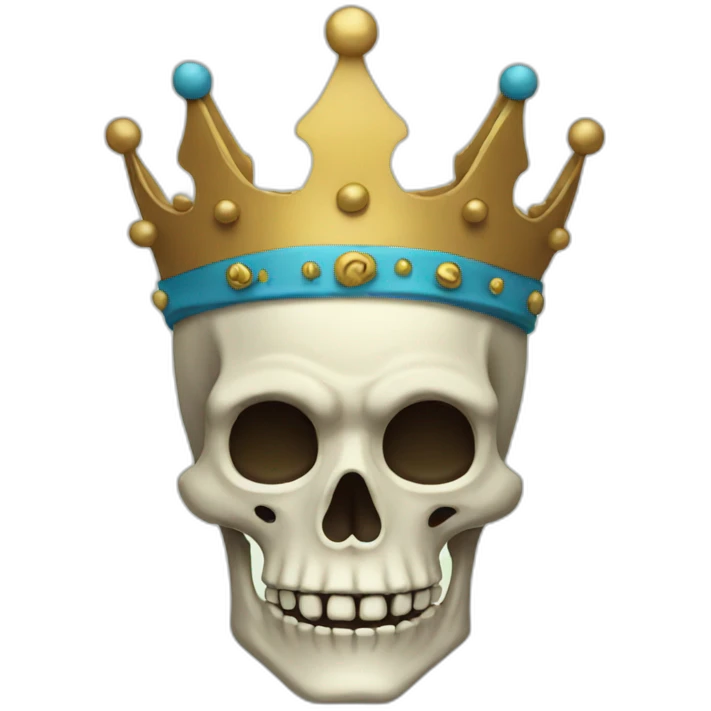 King skeleton emoji