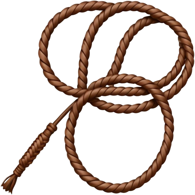 whip with only one strand  emoji