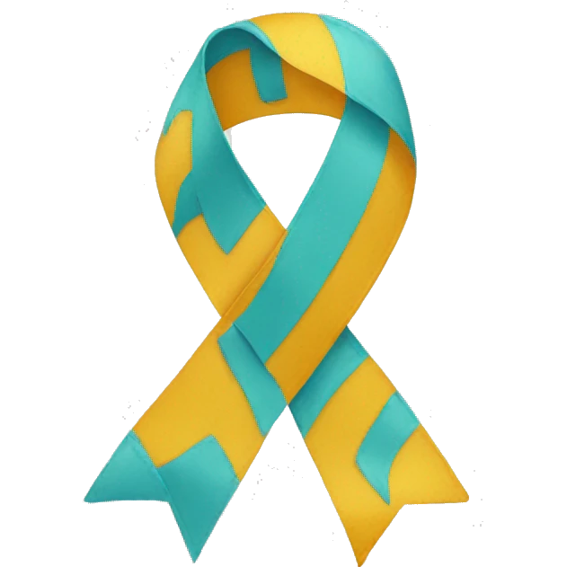 ADHD awareness ribbon emoji