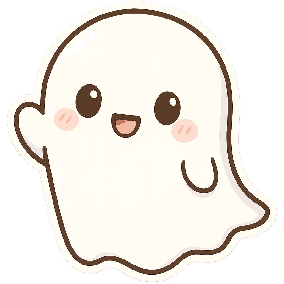 一个可爱的小幽灵 emoji