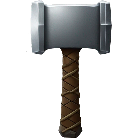 Thor hammer emoji