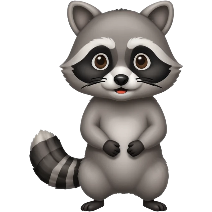  racoon with mustache emoji