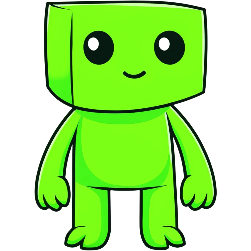 Minecraft creeper emoji