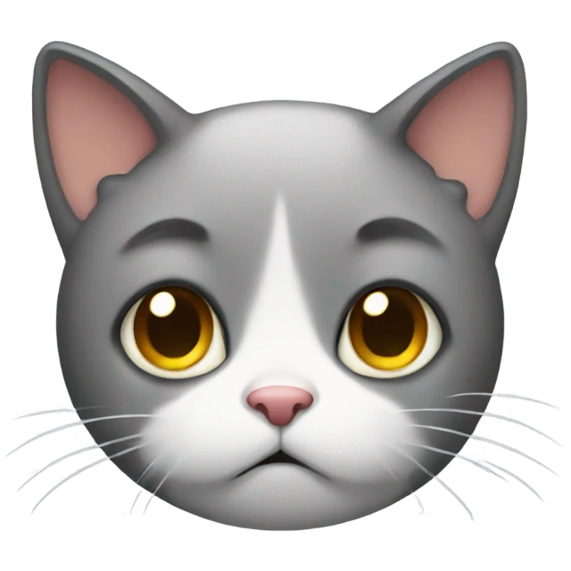 Sad cat emoji