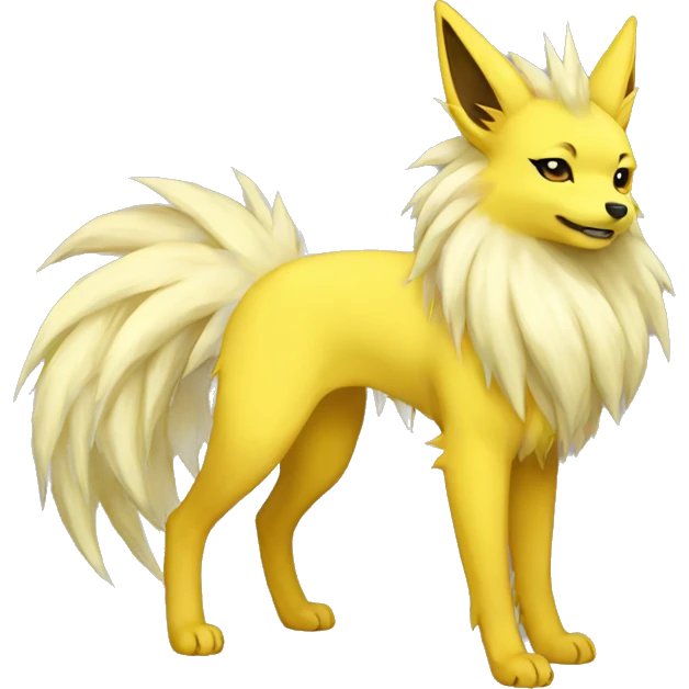 Jolteon-Ninetails full body emoji