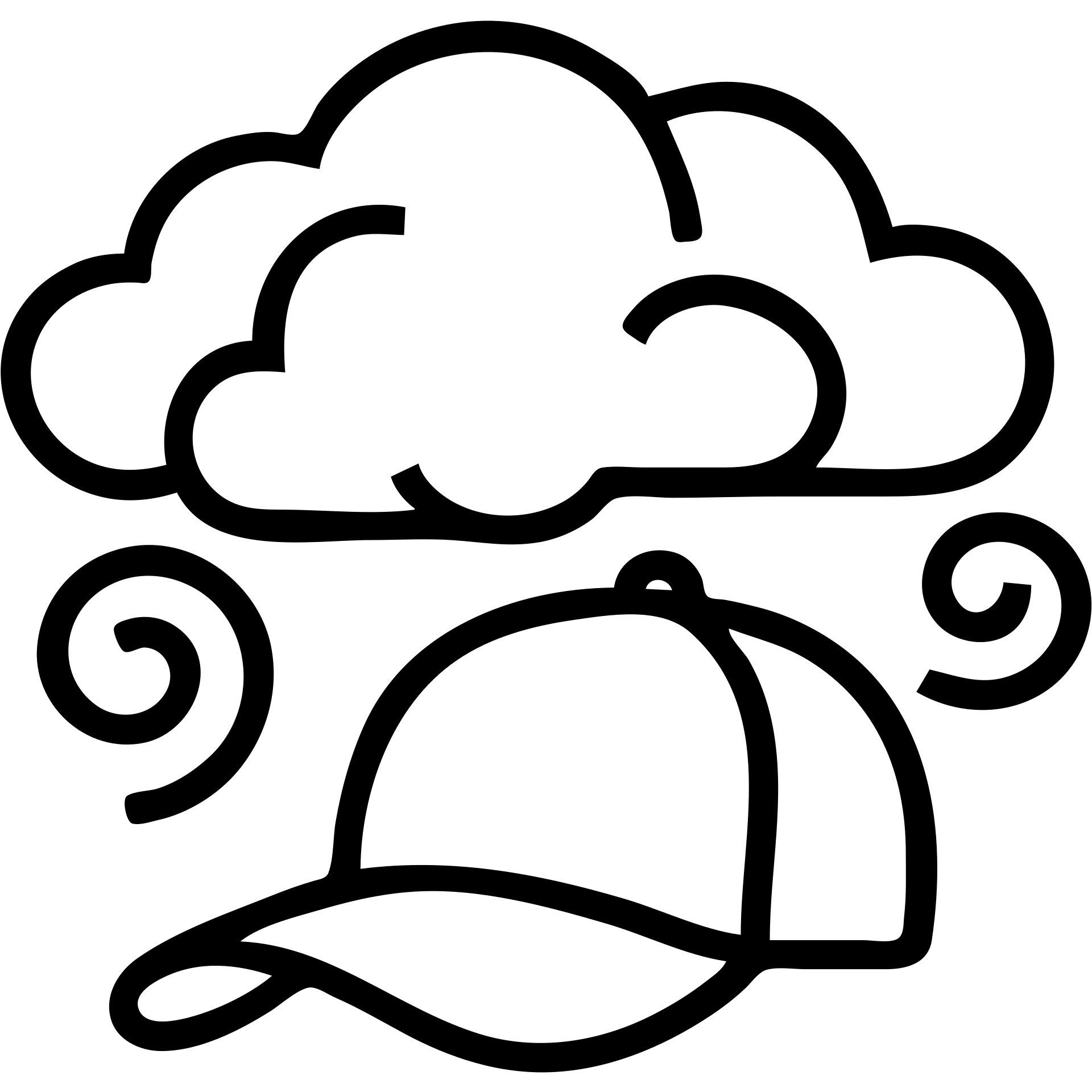red cap centered with swirling dark stormclouds behind, no text, high contrast, icon style, bold contrast emoji