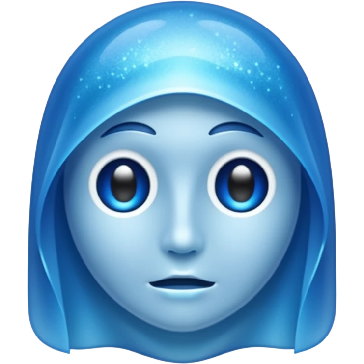 Glitter Blue Panthom emoji