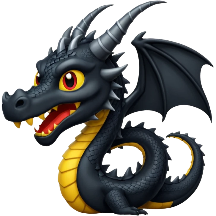 Black dragon emoji