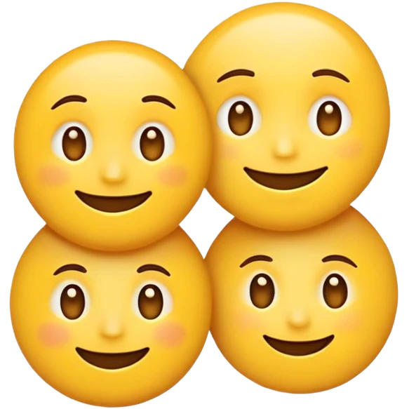 Cartoon emoji with exactly two X characters and one 1 character arranged as X1X emoji
