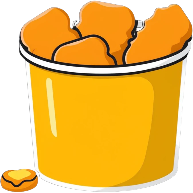 chicken nuggets emoji