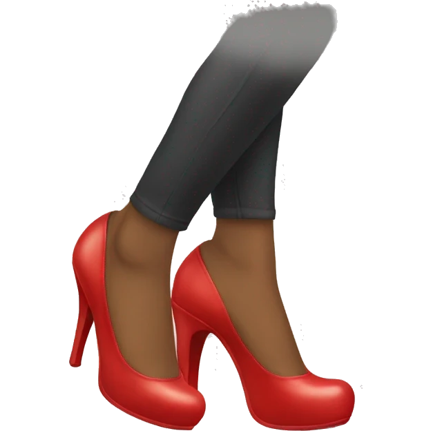 Red bottom heals  emoji