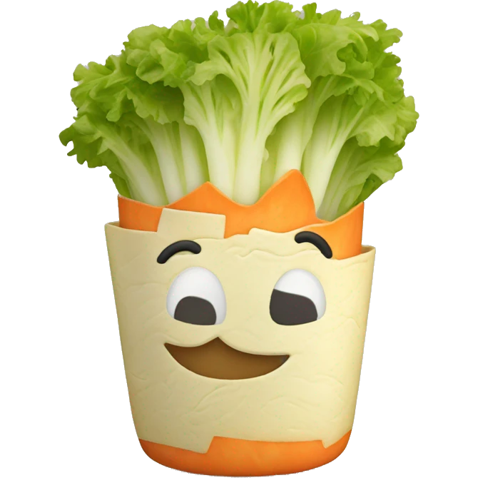 Happy coleslaw emoji