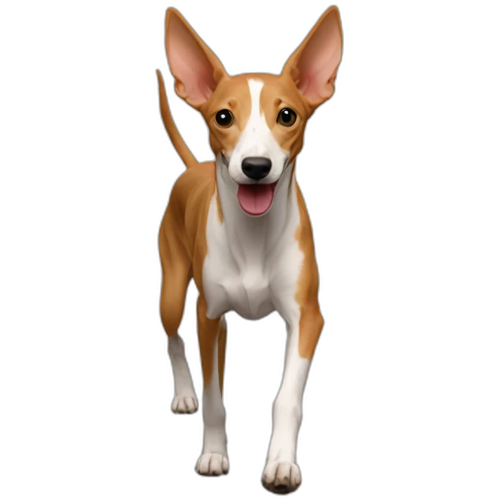 Podenco walking emoji