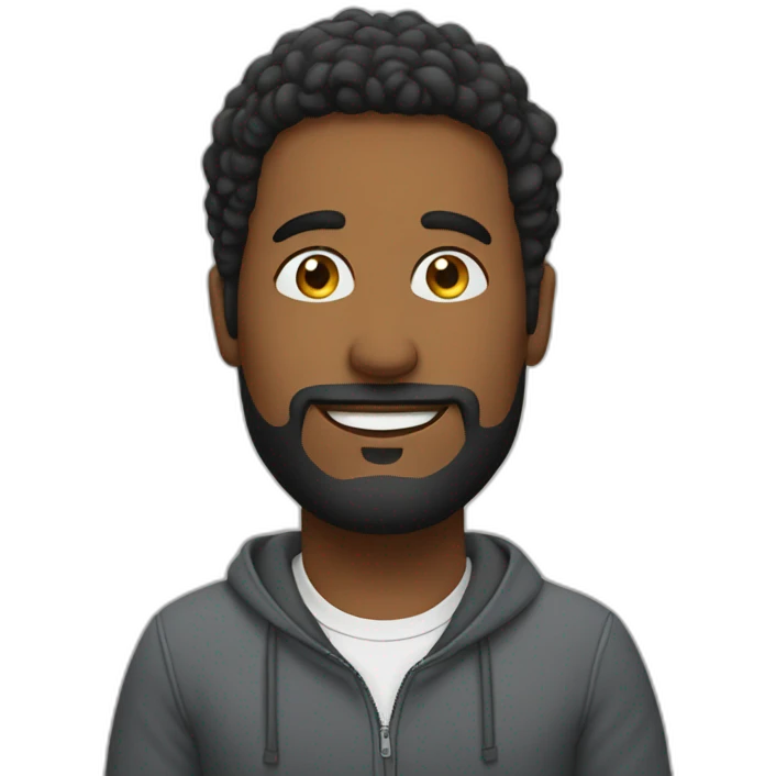 homem em um podcast emoji