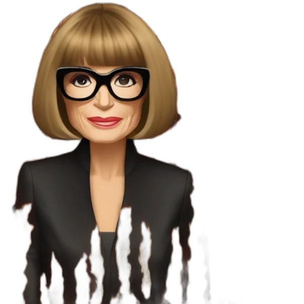 Anna wintour on fire emoji