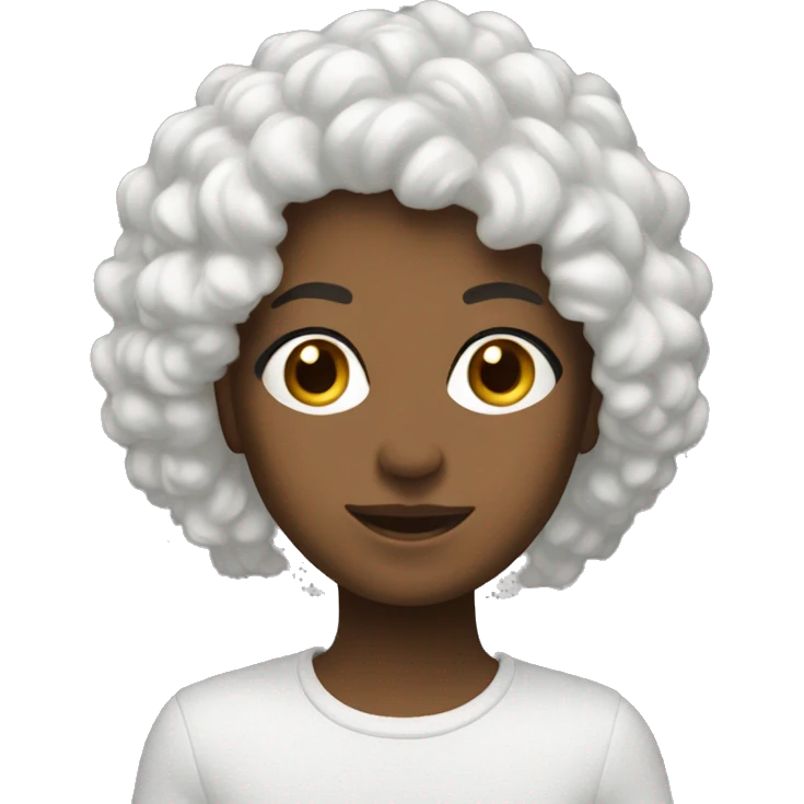 Boucle blanche emoji