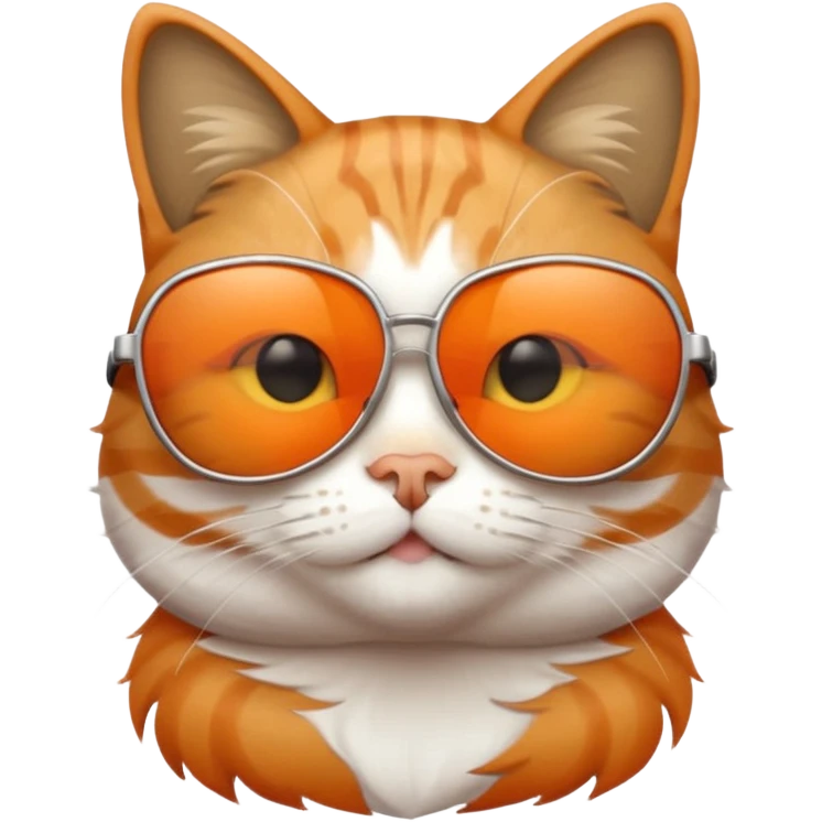 Cat wearing sunglasses emoji