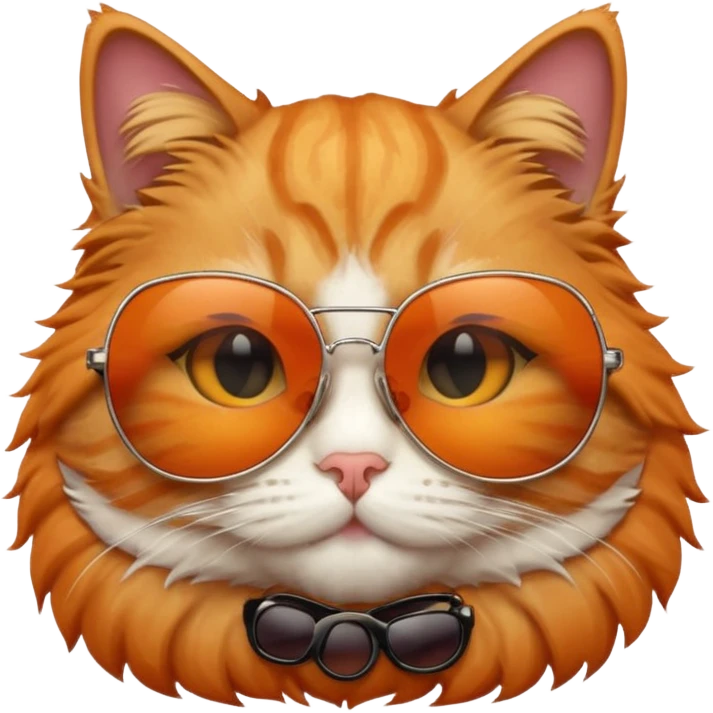 Cat wearing sunglasses emoji