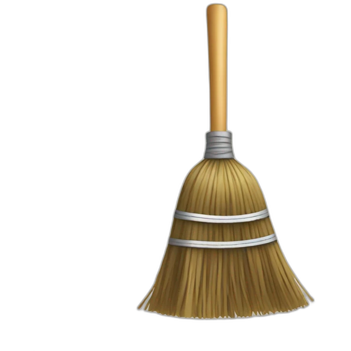 dusty broom emoji