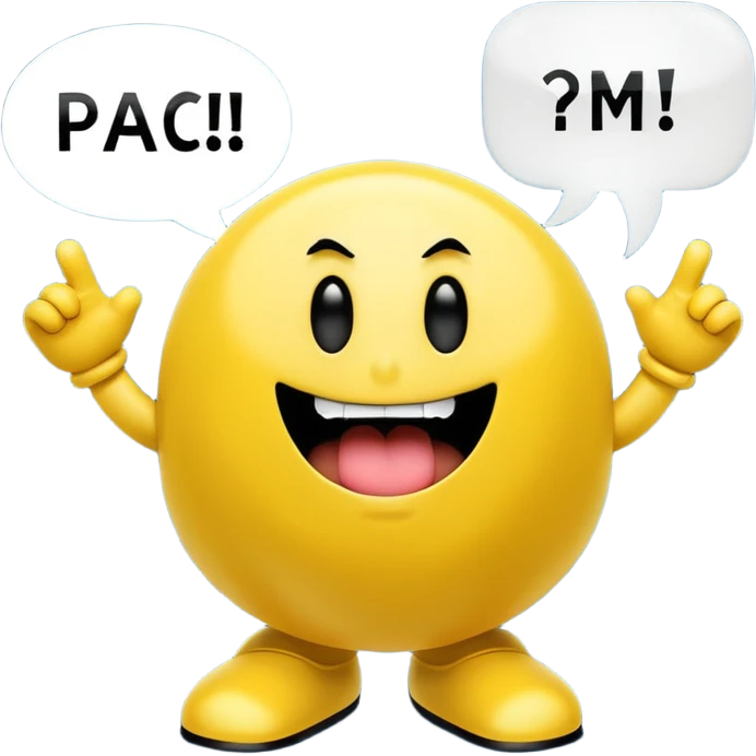 I want classic Pac man or smiley icon showing the phrase: "Give me more information!!!"
It should show the strong desire to learn more, to get more information about the discussed topic, to collect more data...
It must highlight the DATA and INFORMATION is what I want. emoji