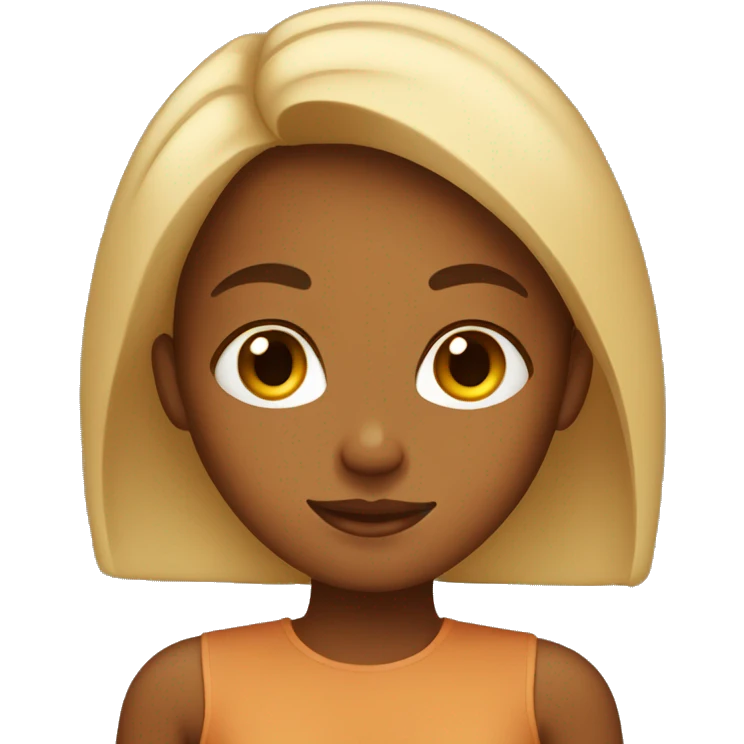 Tan girl emoji