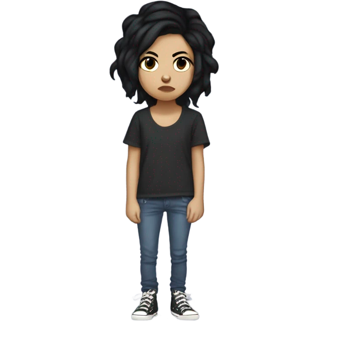 Emo kid emoji