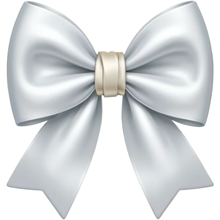 White bow emoji