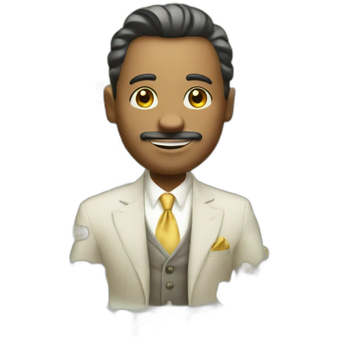 rich guy, a lot of money, all body, king emoji