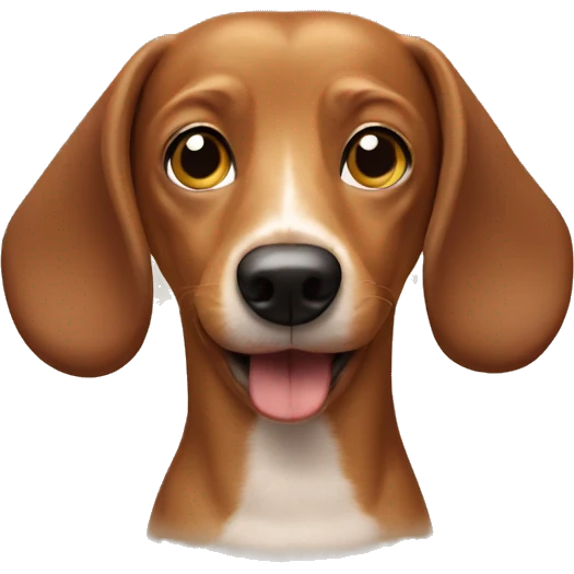 Weenie dog emoji