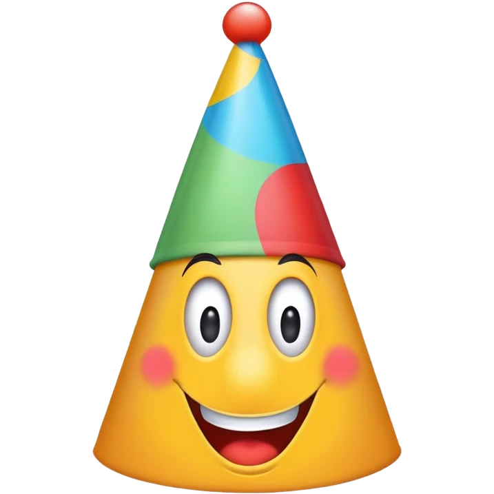 ridiculous birthday hat emoji
