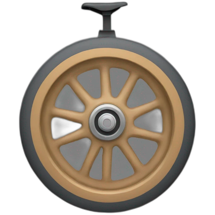 Wheel look by the back emoji