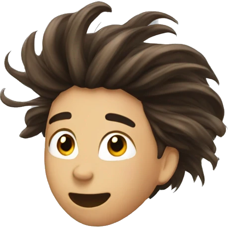 Hair flip emoji
