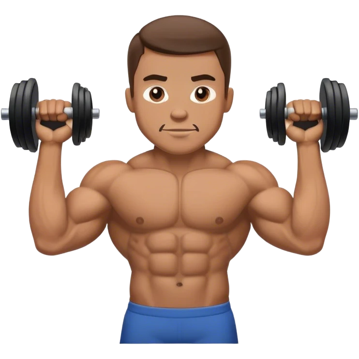 guy doing bicep-curls emoji