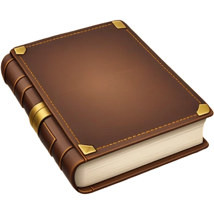 closed book resting on a table emoji