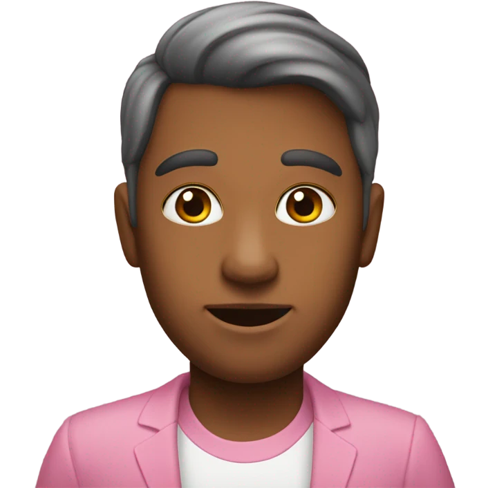 Moño rosa emoji