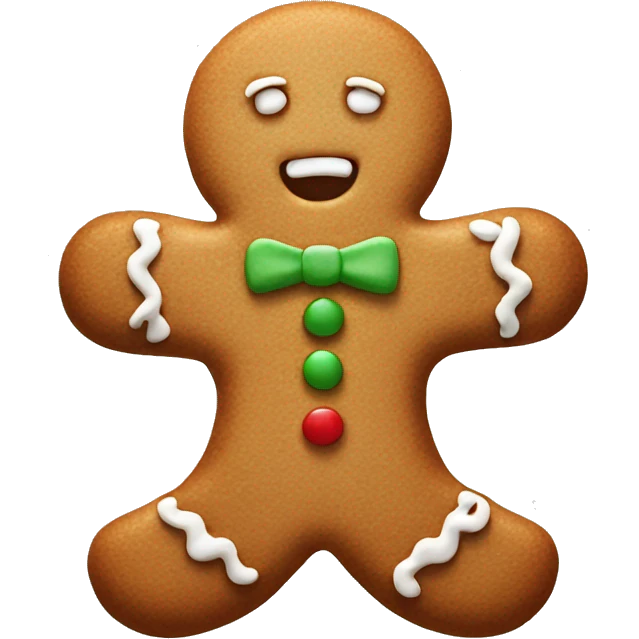 gingerbread cookie emoji